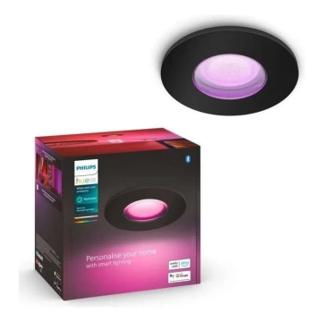 Corp de iluminat LED RGBW încastrat dimabil pentru baie Hue XAMENTO GU10/5,7W/230V IP44 2200-6500K Philips