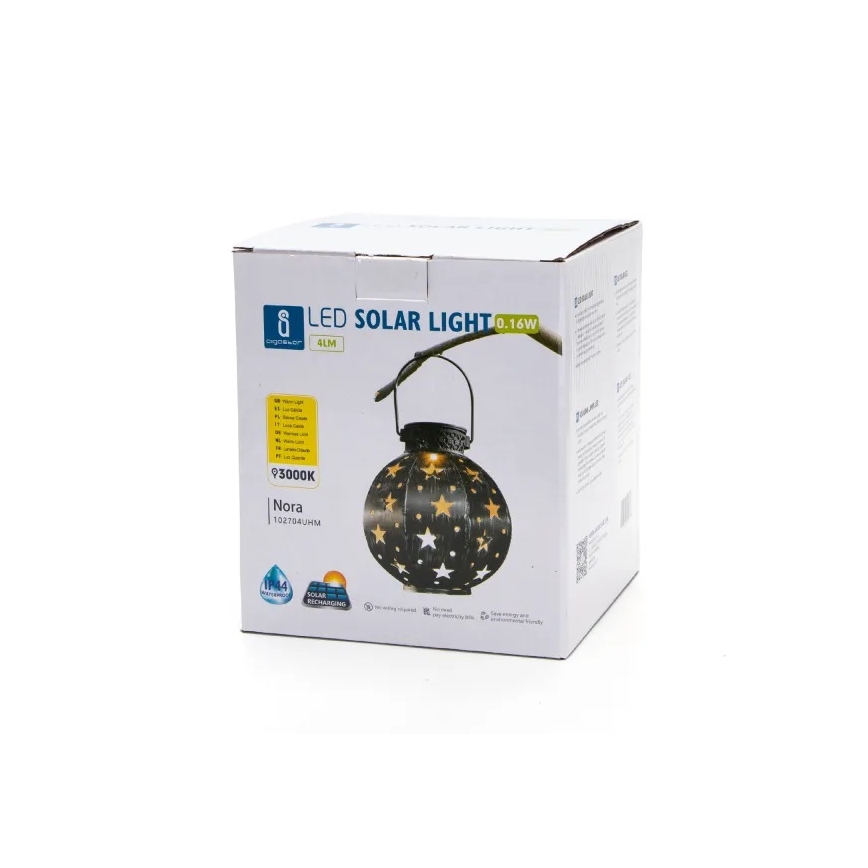 Corp de iluminat LED solar Aigostar LED/0,16W/2V 3000K IP44
