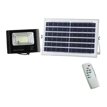 Corp de iluminat LED solar de exterior dimabil LED/12W/3,2V 6000K IP65 + telecomandă