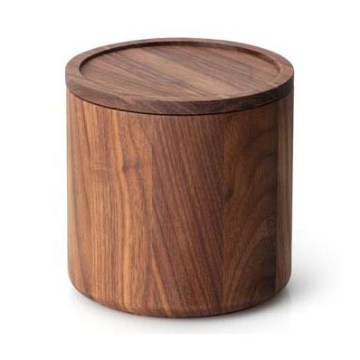 Cutie din lemn 13x13 cm lemn de nuc Continenta C4273
