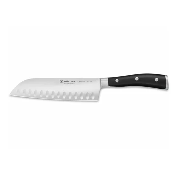 Cuțit japonez de bucătărie CLASSIC IKON 17 cm negru Wüsthof