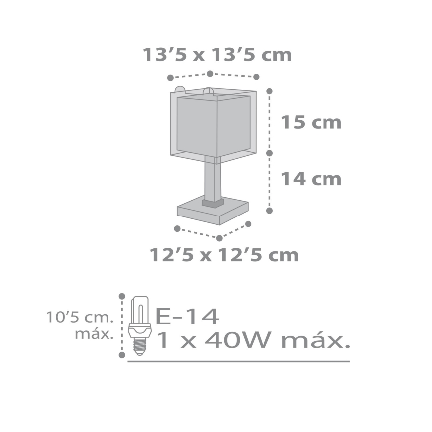 Dalber 64571 - Lampă copii LITTLE TEDDY 1xE14/40W/230V