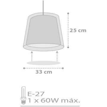 Dalber D-81212L - Lustră copii STARS 1xE27/60W/230V