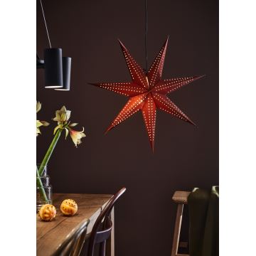 Decorațiune de Crăciun EMBLA 1xE14/25W/230V d. 75 cm roșu Markslöjd 705808