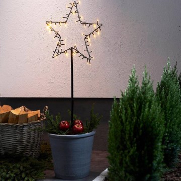 Decorațiune LED de Crăciun de exterior Eglo LED/4xAA IP44 stea