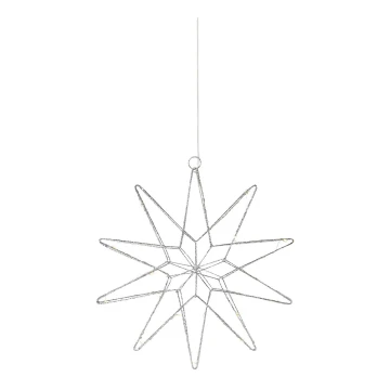 Decorațiune LED de Crăciun GLEAM LED/0,6W/3xAA argintiu Markslöjd 705750