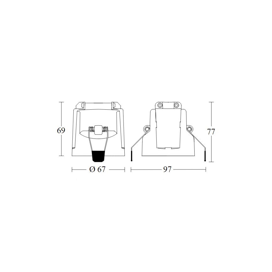 Detector de prezență IR Quattro 8m DALI-2 APC alb Steinel 079352