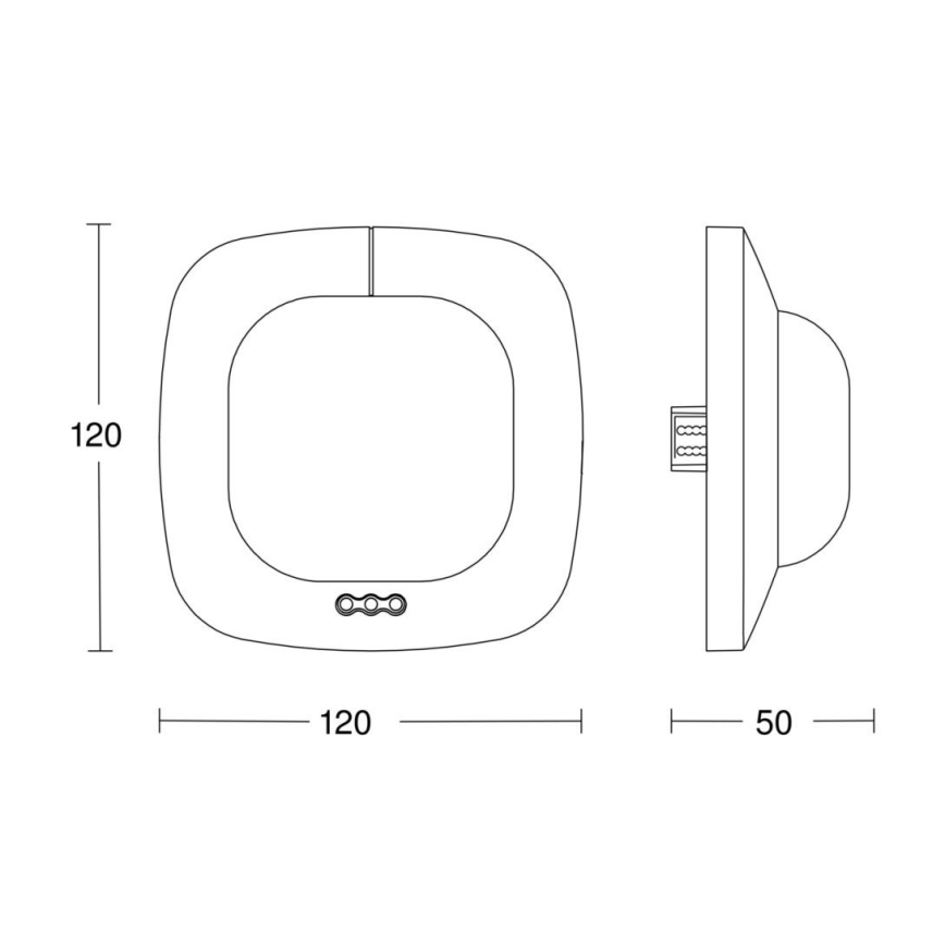 Detector de prezență IR Quattro HD 24m DALI-2 APC alb Steinel 002756