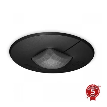 Detector de prezență Steinel 068639 IR Quattro MICRO 6m COM1 IP65 negru