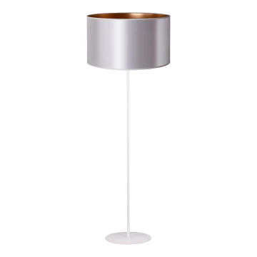 Duolla - Lampadar CANNES 1xE27/15W/230V 45 cm argintiu/cupru/alb