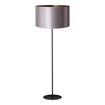 Duolla - Lampadar CANNES 1xE27/15W/230V 45 cm argintiu/cupru/negru