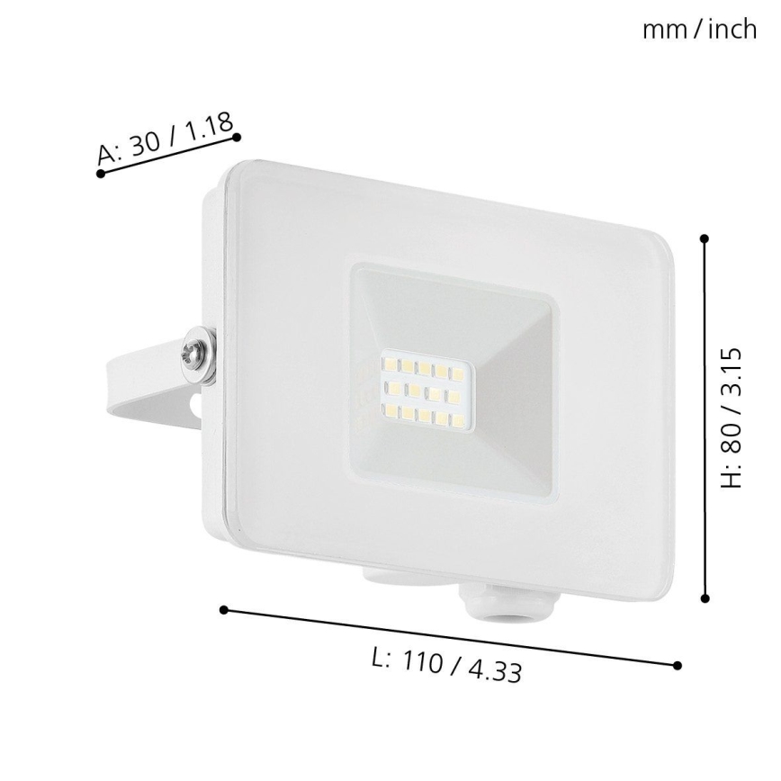 Eglo - Proiector LED LED/10W/230V