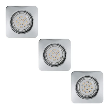 Eglo 78228 - SET 3xLampă încastrată LED PENETO 1xGU10/5W/230V