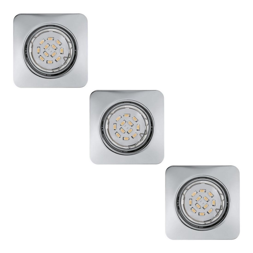 Eglo 78228 - SET 3xLampă încastrată LED PENETO 1xGU10/5W/230V