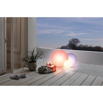 Eglo 98108 - LED RGB Lampadar exterior MONTEROLO-C 1xE27/9W/230V IP65 ø600