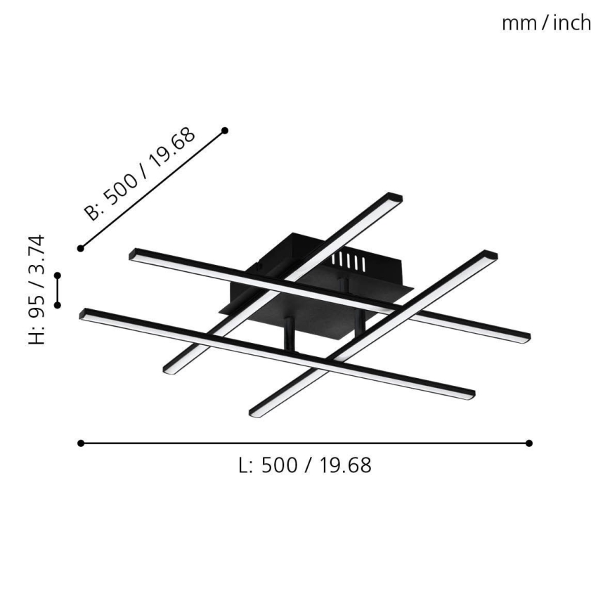 Eglo - Plafonieră LED LED/5,2W/230V