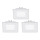 Eglo - SET 3x Corp de iluminat LED tavan fals FUEVA 1 1xLED/2,7W/230V