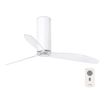 FARO 32033 - Ventilator de tavan TUBE FAN alb/transparent