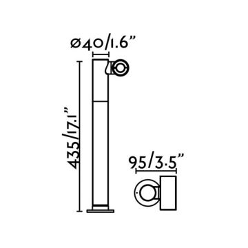 FARO 70783 - LED Lampă exterior SPY-2 LED/6W/230V IP65