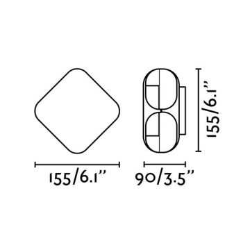 FARO 71212 - LED Aplică perete exterior BU-OH LED/12W/230V IP65