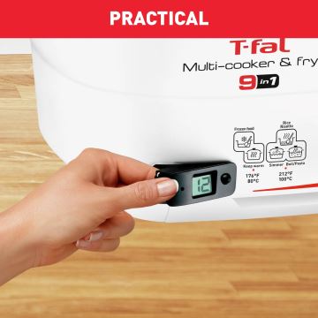 Friteuză multifuncțională 9 în 1 Tefal VERSALIO DE LUXE 1600W/230V 2 l alb