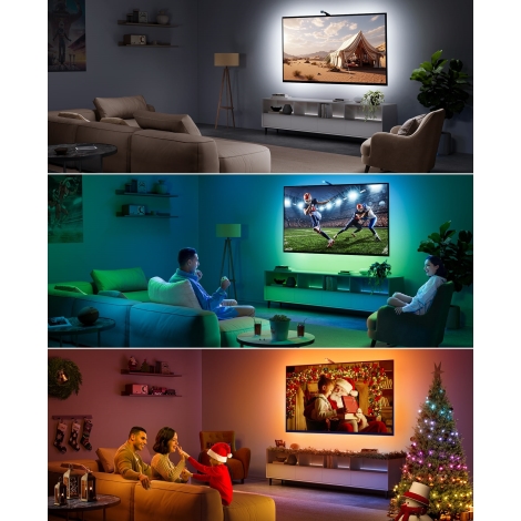 Govee TV Backlight 3 Lite TV 55-65" SMART LED retroiluminare RGBICW Wi-Fi IP67