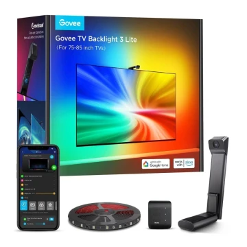 Govee TV Backlight 3 Lite TV 75-85" SMART LED retroiluminare RGBICW Wi-Fi IP67 + telecomandă
