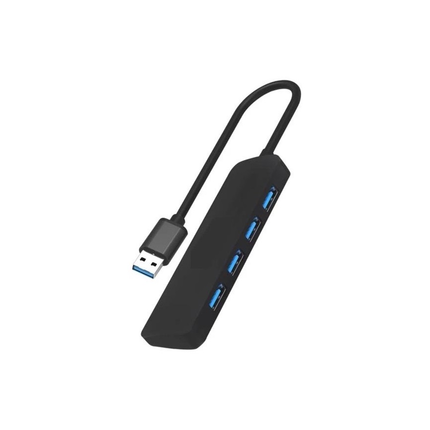 Hub USB 4xUSB-A 3.0 negru