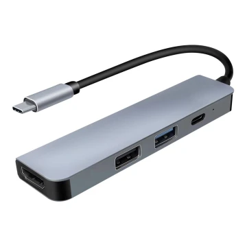 Hub USB-C 4 în 1 Power Delivery 100W a HDMI 4K