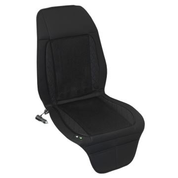 Husă pentru scaun auto cu ventilație 10W/12V negru