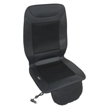 Husă pentru scaun auto cu ventilație 18W/12V negru