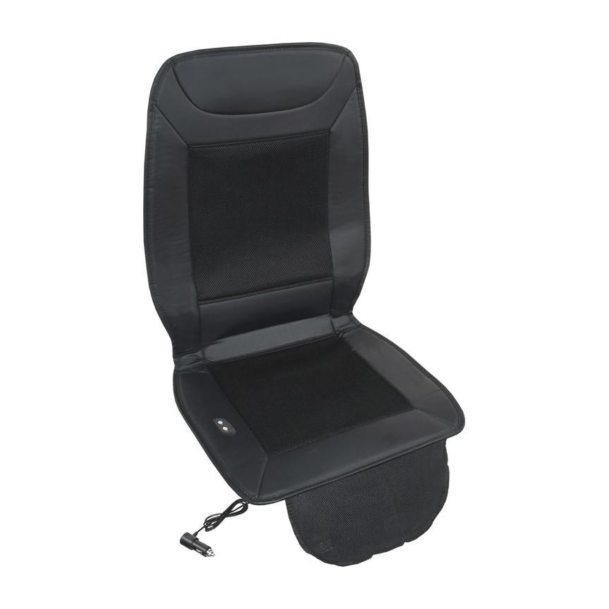 Husă pentru scaun auto cu ventilație 18W/12V negru