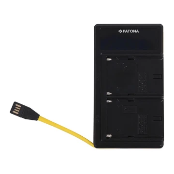 Încărcător Dual Sony NP-F970/F960/F950 USB PATONA