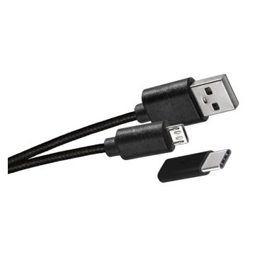 Încărcător mașină 2,1A + micro Cablu USB