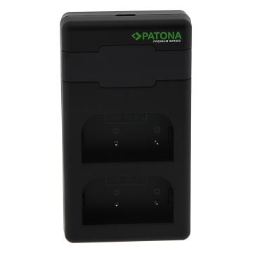 Încărcător rapid Dual Olympus BLX-1 + cablu USB-C 0,6m PATONA