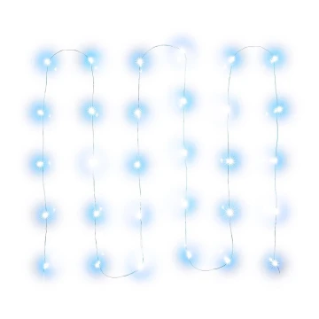 Instalație LED de Crăciun 30xLED/3xAA 3,3m alb rece