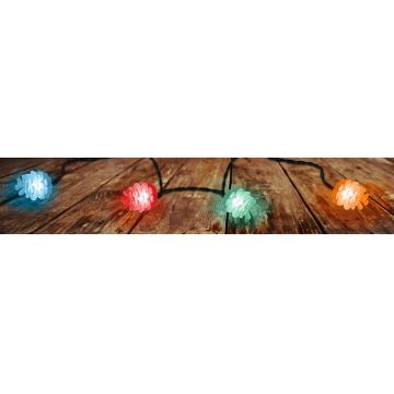 Instalație LED de Crăciun de exterior 40xLED/15m IP44 multicolor