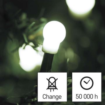 Instalație LED de Crăciun de exterior 80xLED/13m IP44 alb rece