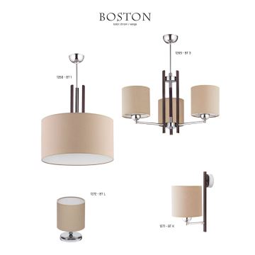 JUPITER 1272-BTL - Lampa de masa BOSTON 1xE27/60W