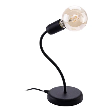 Jupiter 1673 - Lampă de masă LUCE 1xE27/60W/230V negru