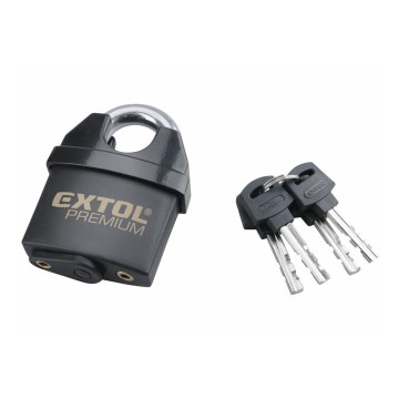 Lacăt impermeabil Extol Premium 60 mm negru