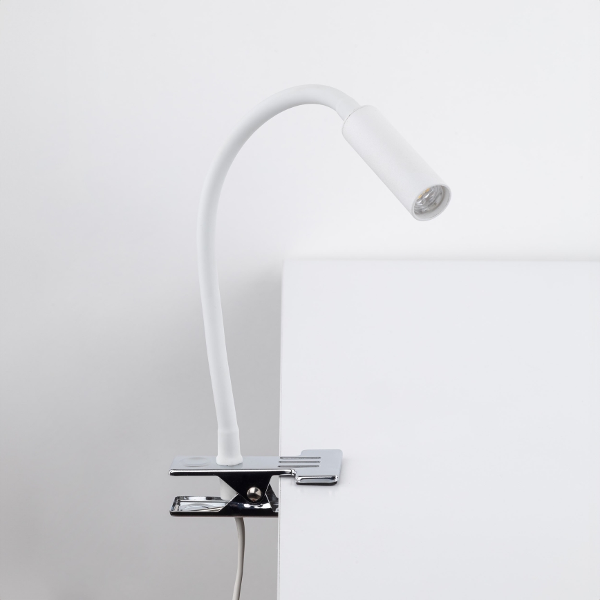 Lampă cu clemă LAGOS 1xG9/6W/230V alb