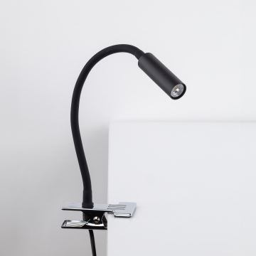 Lampă cu clemă LAGOS 1xG9/6W/230V negru