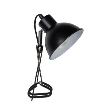 Lampă cu clemă Lucide 45987/01/30 MOYS 1xE27/40W/230V negru