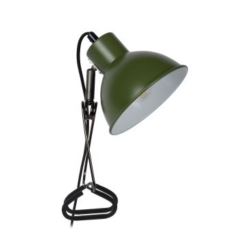 Lampă cu clemă Lucide 45987/01/33 MOYS 1xE27/40W/230V verde