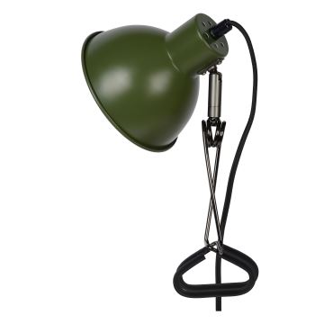 Lampă cu clemă Lucide 45987/01/33 MOYS 1xE27/40W/230V verde