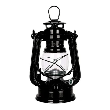 Lampă cu gaz lampant LANTERN 19 cm negru Brilagi