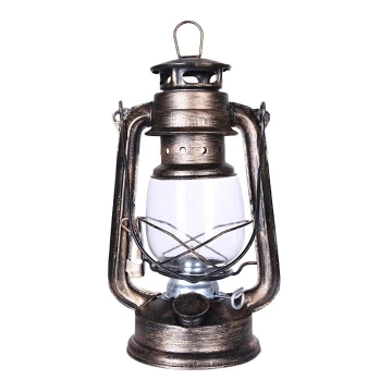 Lampă cu gaz lampant LANTERN 24,5 cm cupru Brilagi
