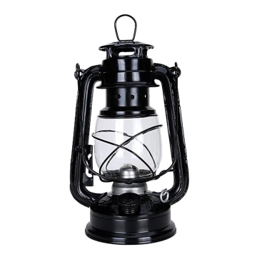 Lampă cu gaz lampant LANTERN 24,5 cm negru Brilagi