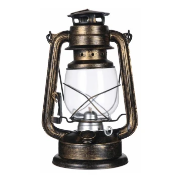 Lampă cu gaz lampant LANTERN 28 cm cupru Brilagi